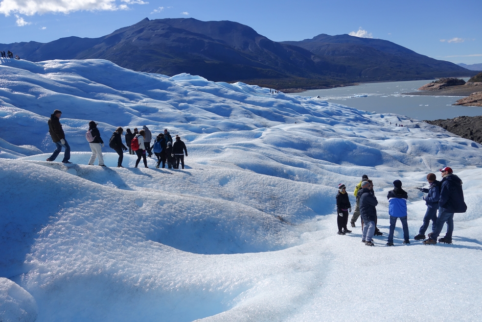 Trekking no gelo